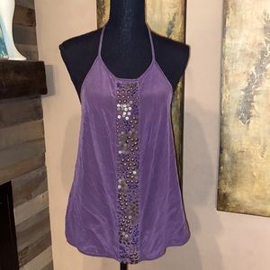 Matty m silk talker top/blouse